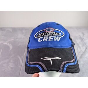 MainGate NHRA Powerade Drag Racing Series Crew Hat 2007 Black Blue Adjustable